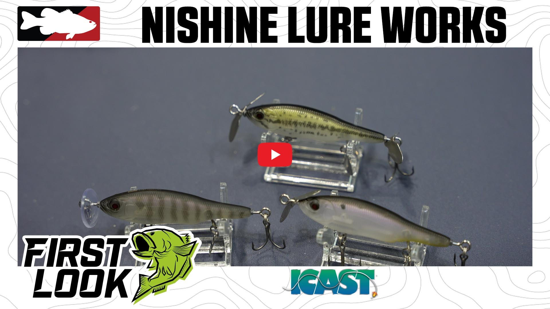 Nishine Lure Works Baby Abino 70F Propbait w H. Nishine 