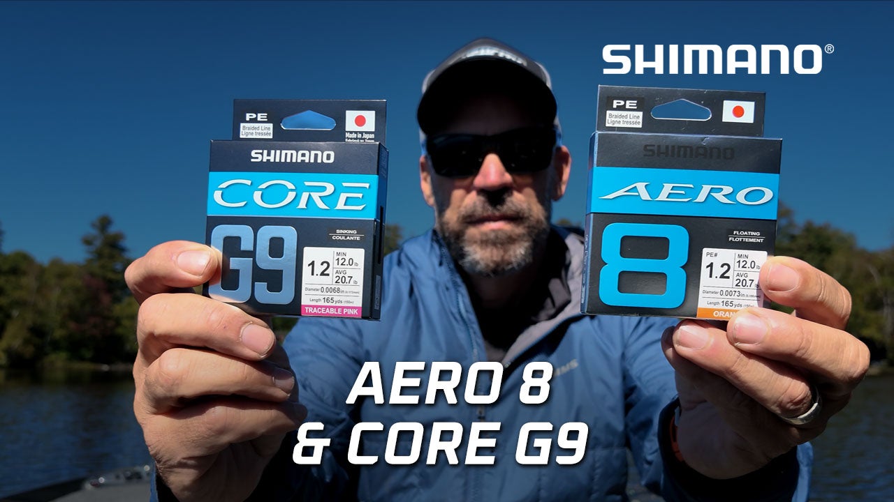 Shimano Aero 8 & Core G9PE  Braided Line w/ JP Derose