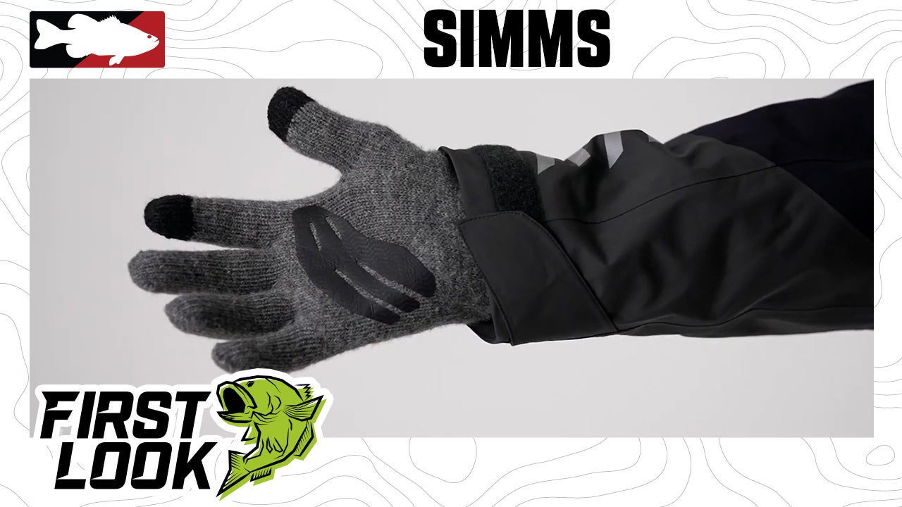 Simms Wool Full Finger Glove 