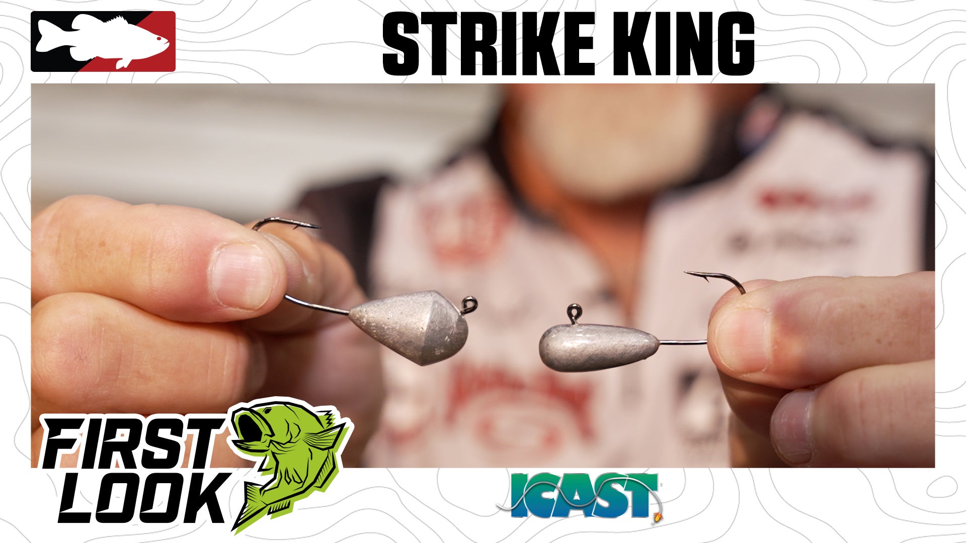 Strike King Crackin' & Bitsy Tube Jig Heads w Bill McDonald