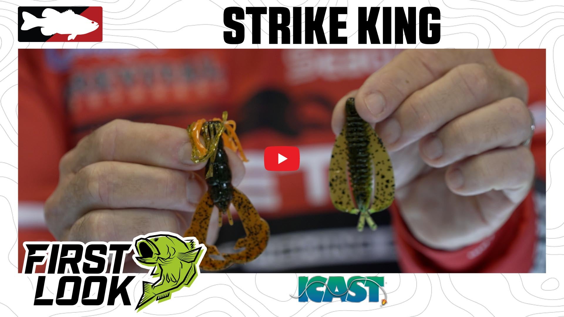 Strike King New Rage Hawk and Luau with Mark Menendez 