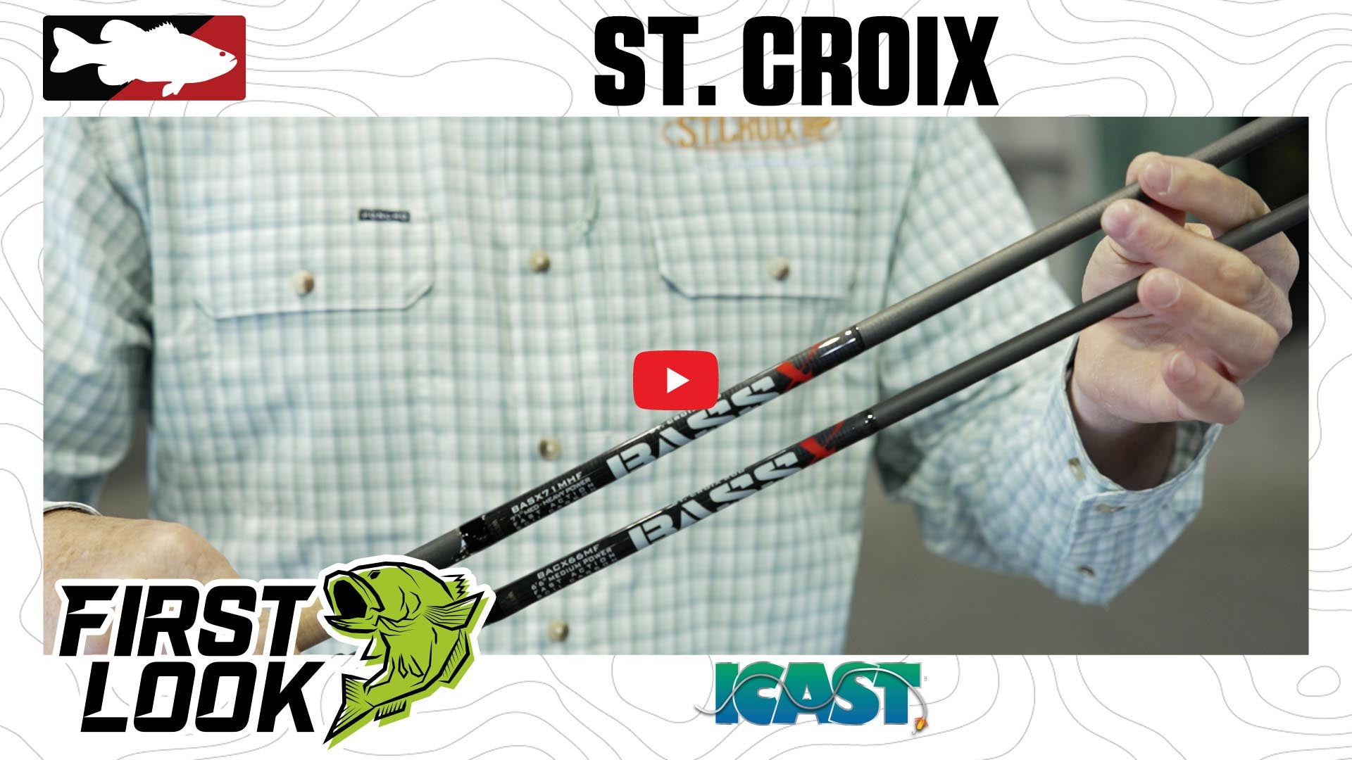 St. Croix Bass X Casting and Spinning Rods 