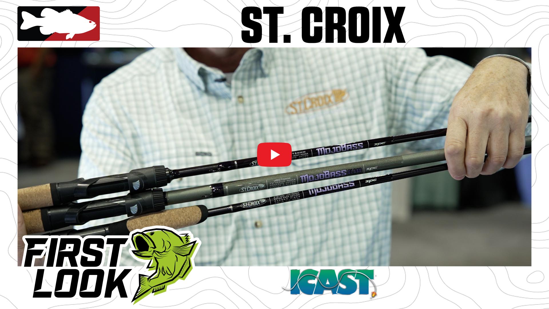 St. Croix Mojo Bass Casting and Spinning Rods 