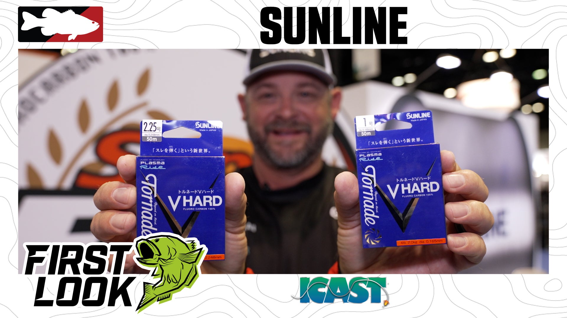Sunline Tornado V-Hard Fluoro with Bradley Hallman