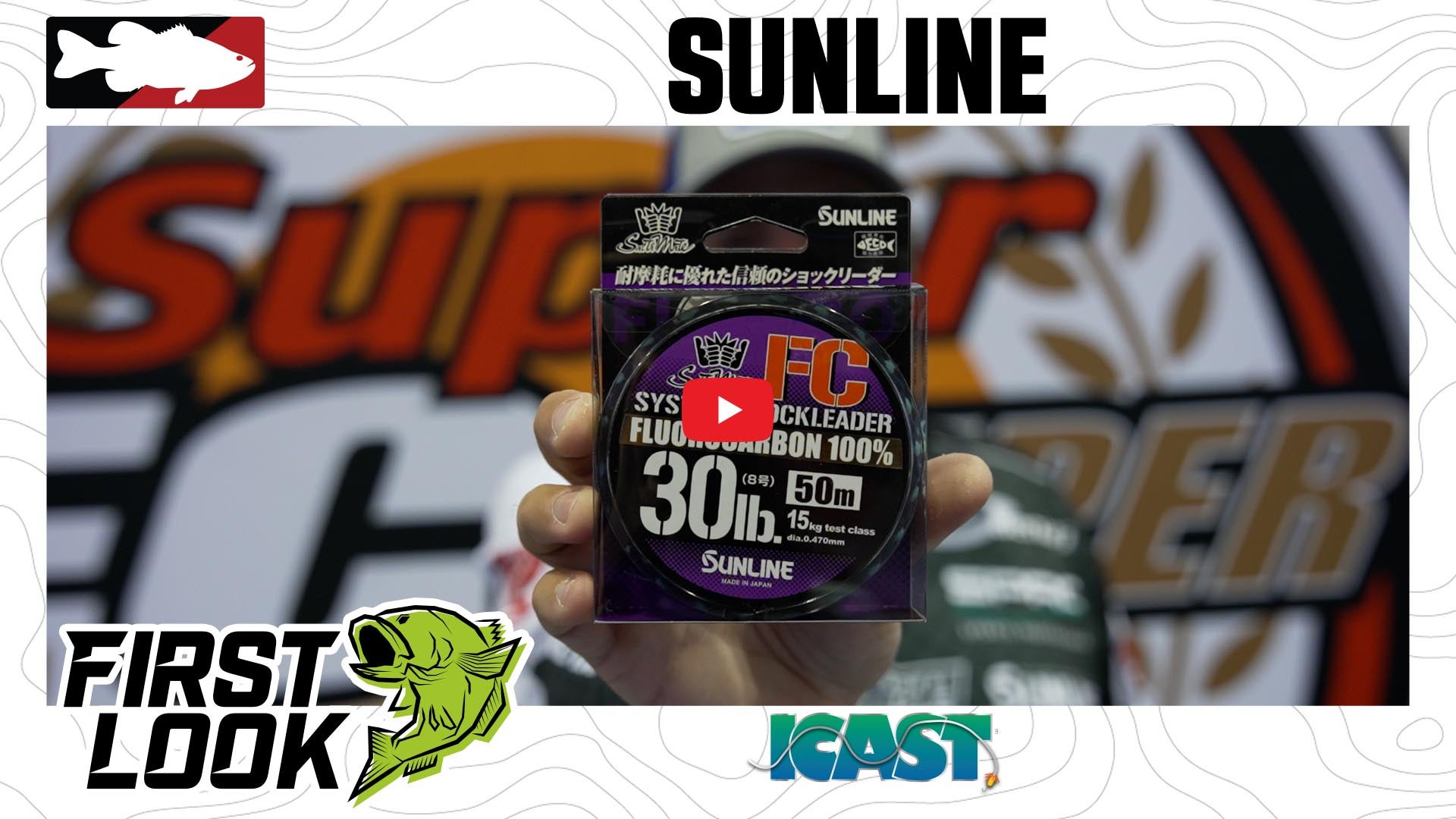 Sunline Saltimate Shock Fluoro & Tepa Taperwed FC Leader 