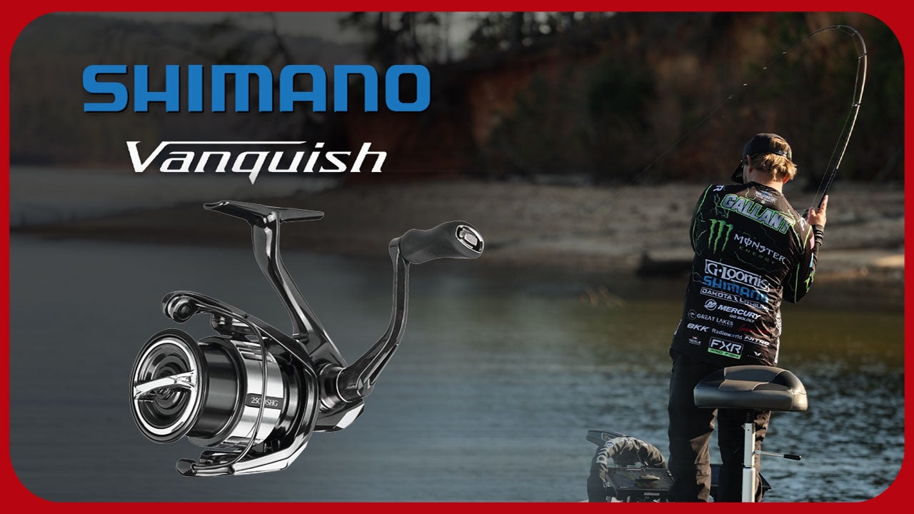 Shimano Vanquish Spinning Reel with Cooper Gallant