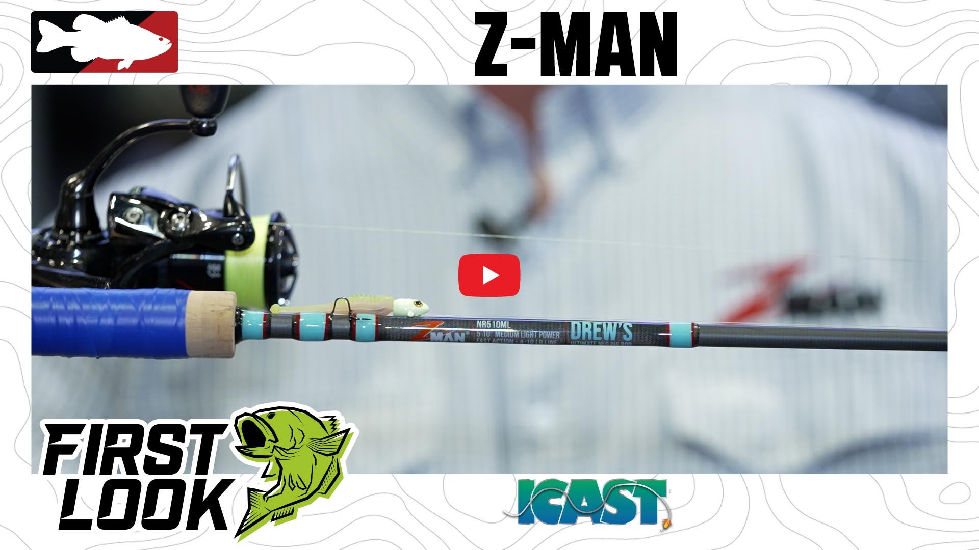 Z-Man Drew's Ultimated Ned Rig Spinning Rods 