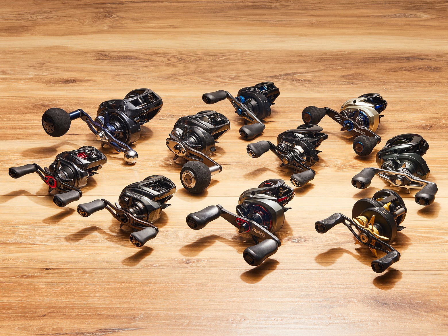 Top 10 best spin casting reels displayed next to each other