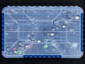 Swimbait heads on jig box
