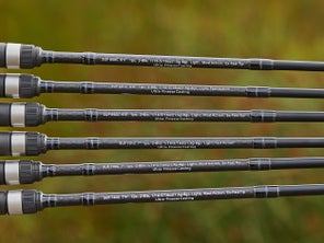 lineup of all the models for the Dobyns Sierra Ultra Finesse Casting Rods