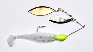 modified spinnerbait without skirt