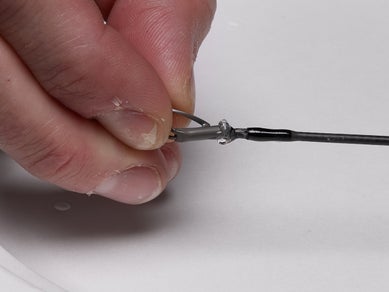 applying new tip to repair rod
