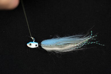 Finesse Hair Jig Tied with Palomar Knot