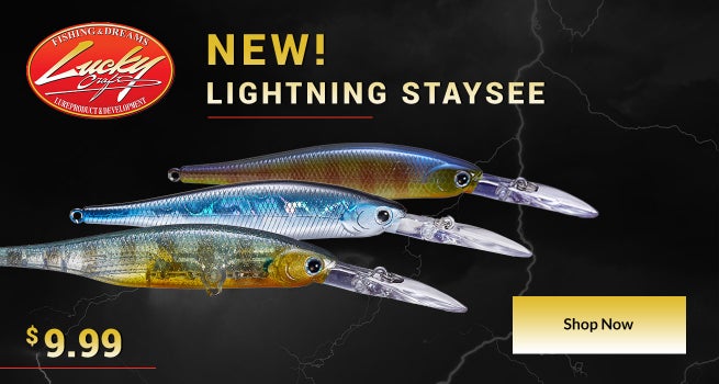 New! Lucky Craft Lightning Staysee $9.99