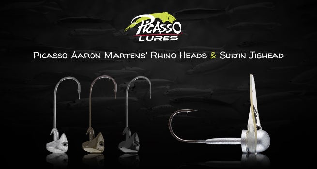 Picasso Aaron Martens' Rhino Heads and Suijin Jighead